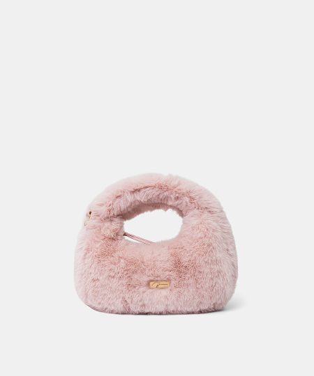 Túi Xách Nhỏ Hobo Phối Lông